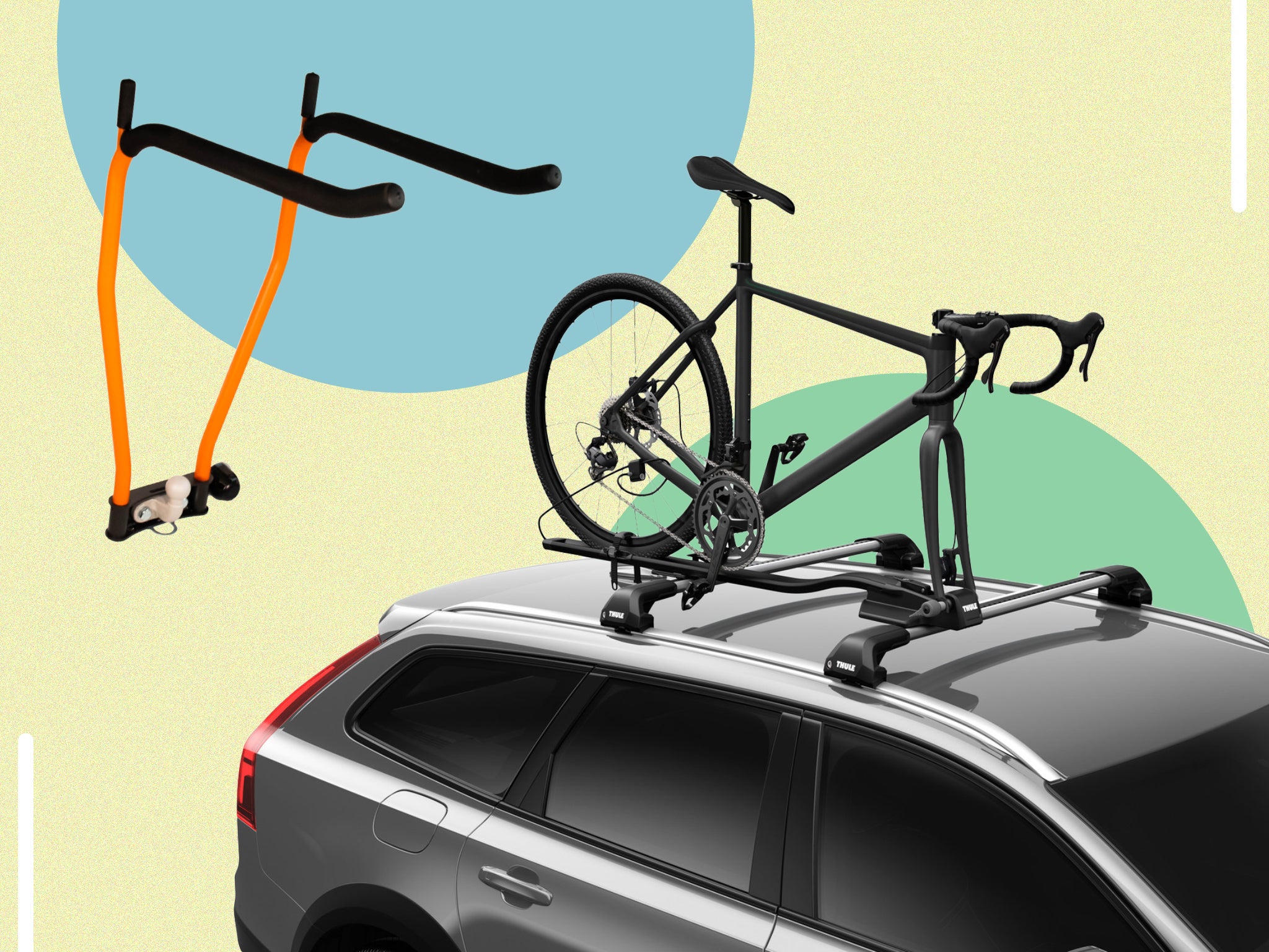 CAR ROOF BICYCLE BIKE CARRIER UPRIGHT MOUNTED LOCKING CYCLE RACK STORE STRONG UK
